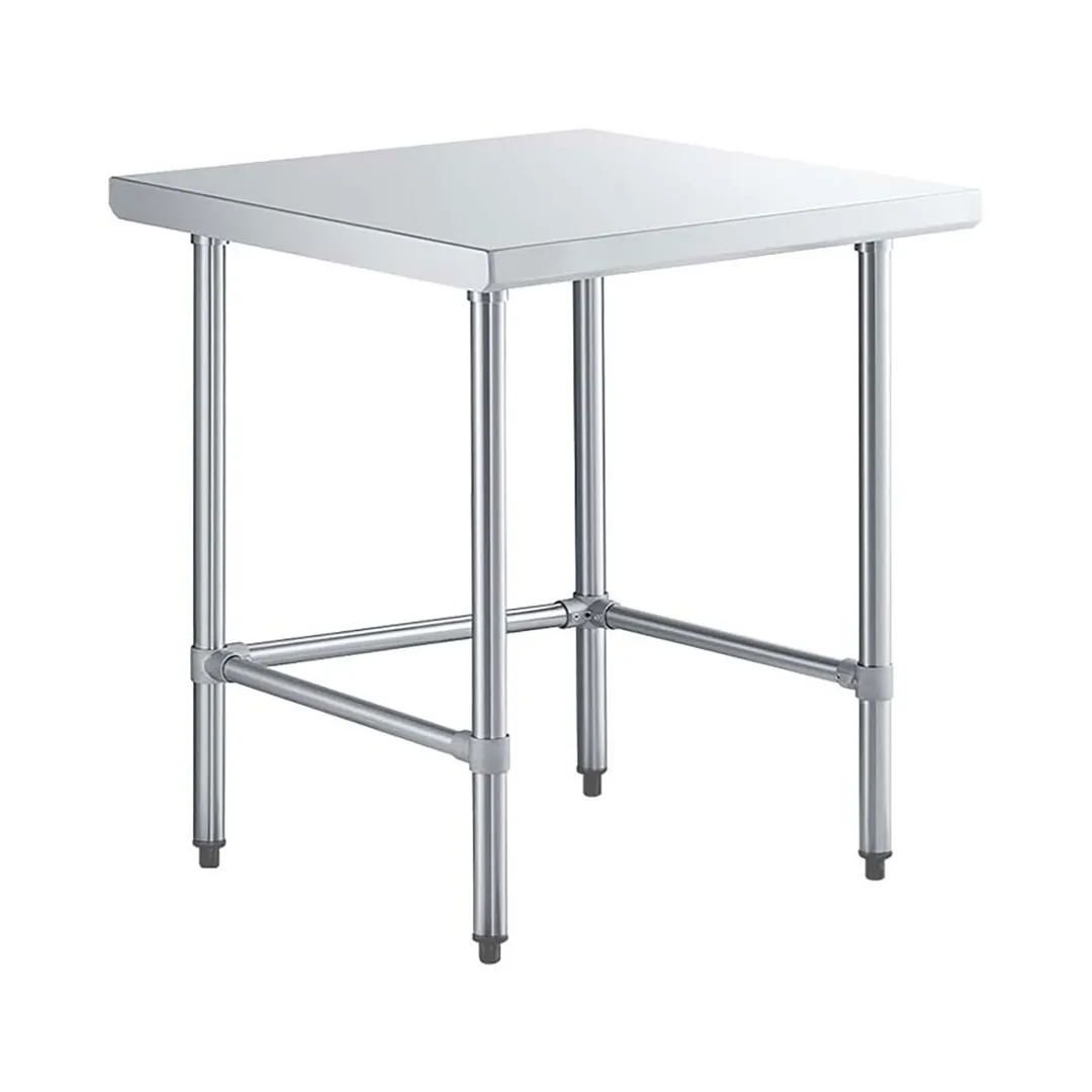 Sapphire Manufacturing SMTEO-3030G 30" Open Base Work Table with Side & Rear Crossrails - Flat Top