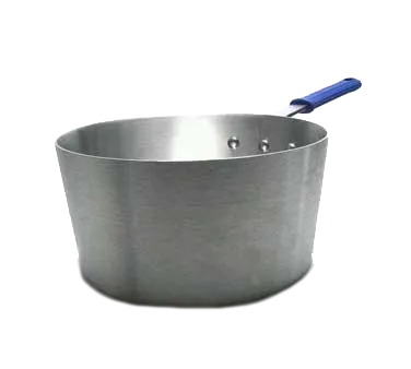 Vollrath 4347 7‑Quart Tapered Aluminum Sauce Pan, Riveted Handle, NSF, Made in USA