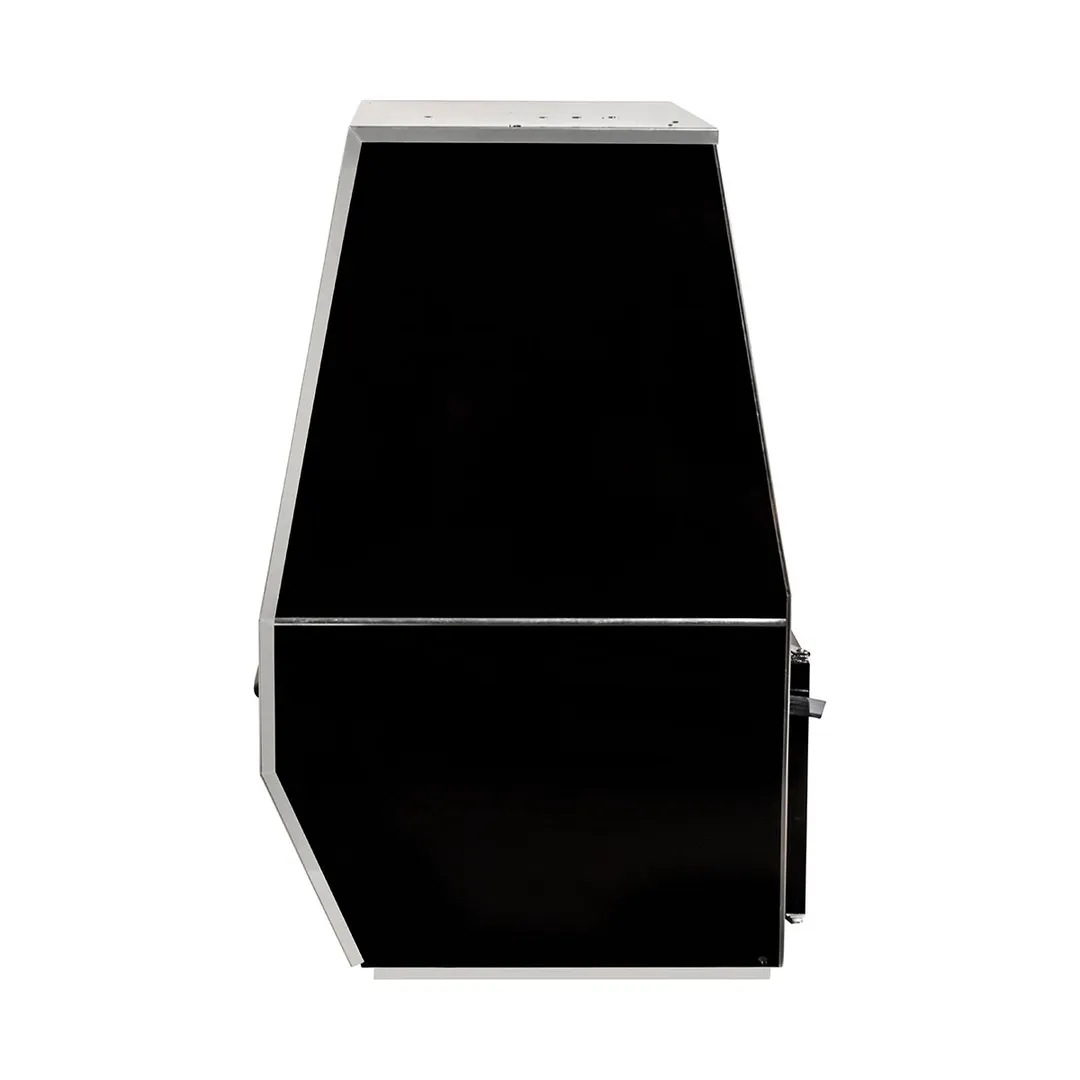 Howard-McCray SC-CFS34N-6-BE-LED 72" Flat Refrigerated Seafood Display Case, Black