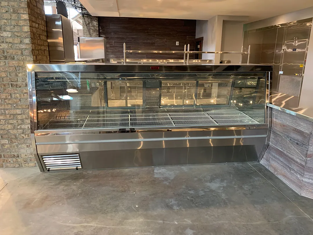 Howard-McCray SC-CMS34N-10-S-LED 120" Double Duty Flat Refrigerated Meat Display Case