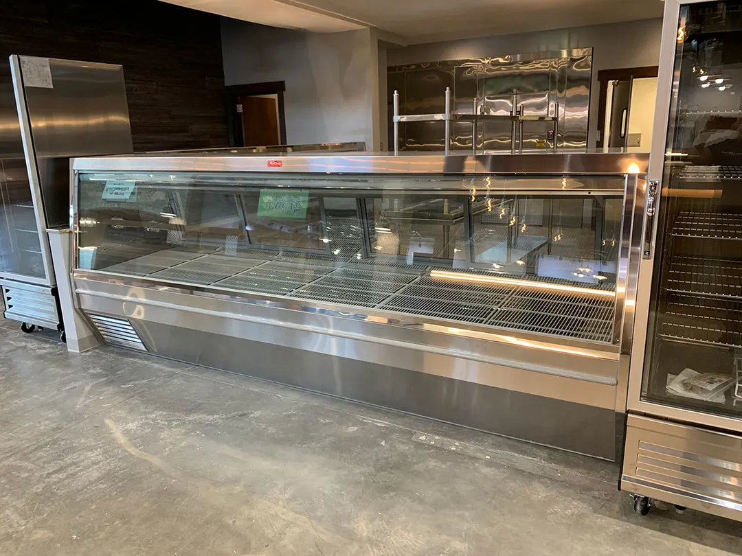 Howard-McCray SC-CMS34N-12-S-LED 144" Double Duty Flat Refrigerated Meat Display Case