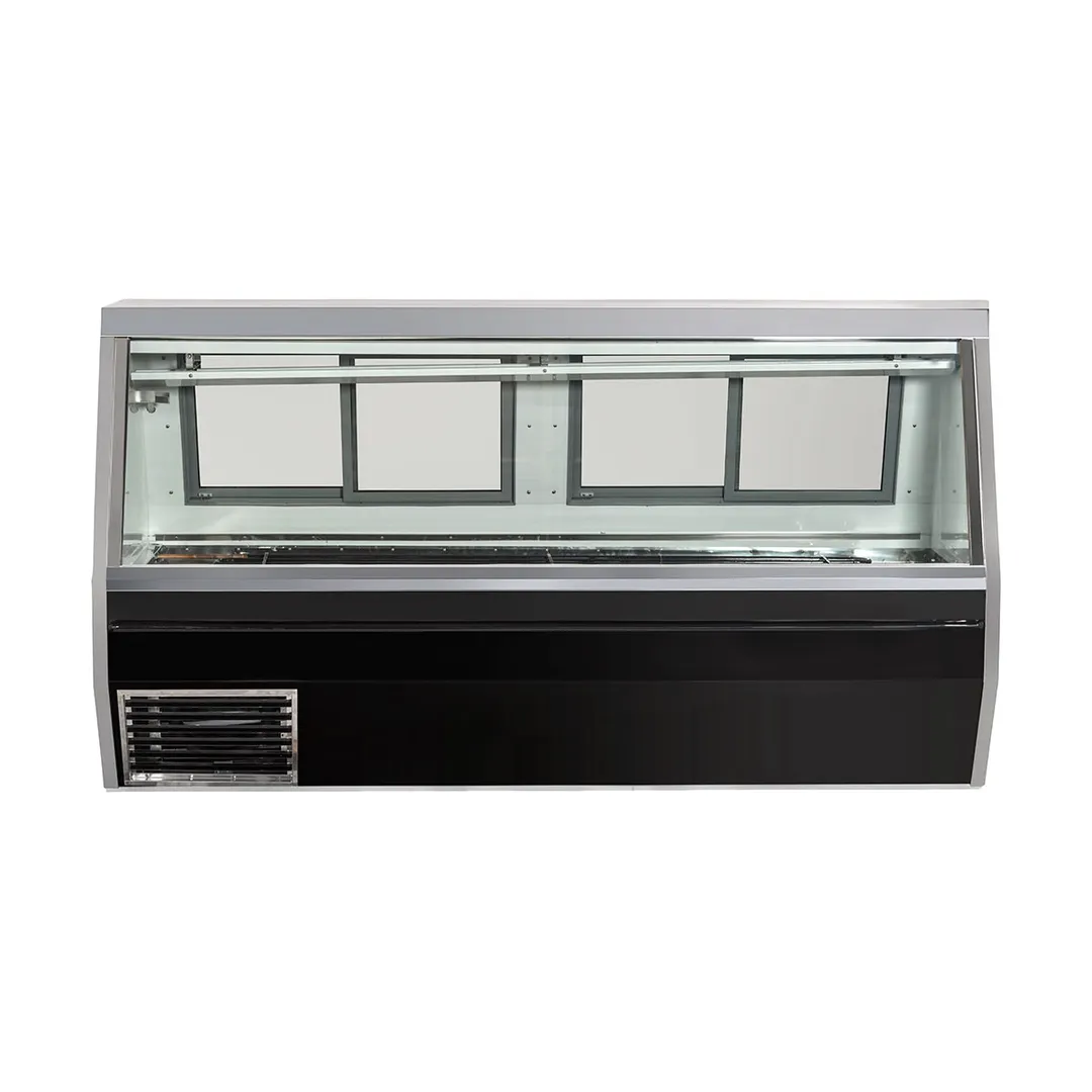 Howard-McCray SC-CMS35-12-BE-LED 143" Double Duty Flat Refrigerated Meat Display Case