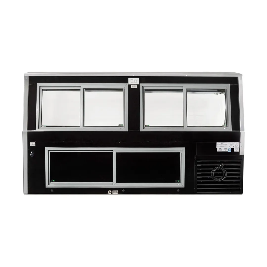 Howard-McCray SC-CMS35-12-BE-LED 143" Double Duty Flat Refrigerated Meat Display Case