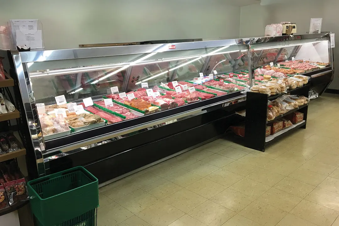 Howard-McCray SC-CMS40E-12-BE-LED 149" Single Duty Flat Refrigerated Meat Display Case