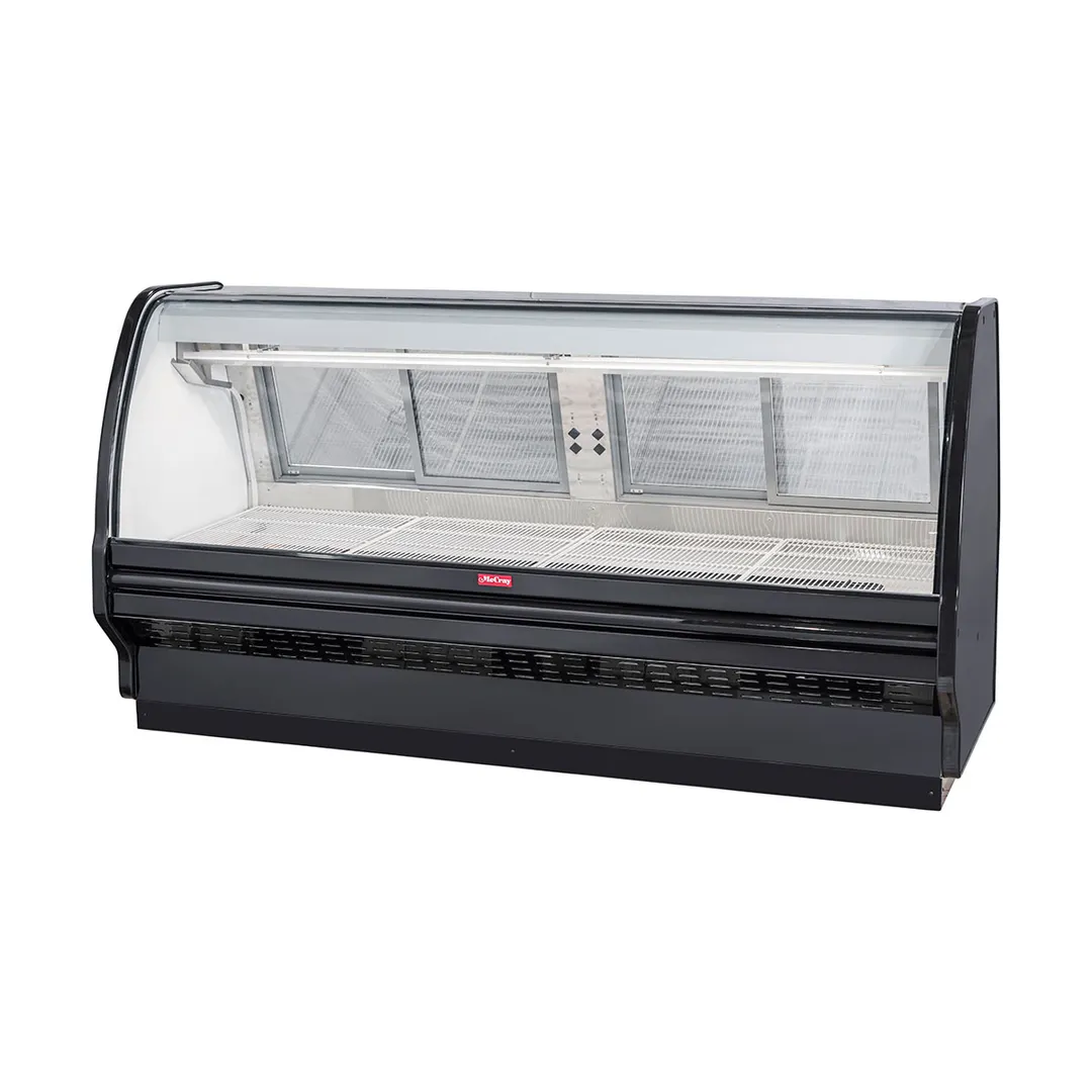 Howard-McCray SC-CMS40E-6C-BE-LED 76" Single Duty Curved Refrigerated Meat Display Case