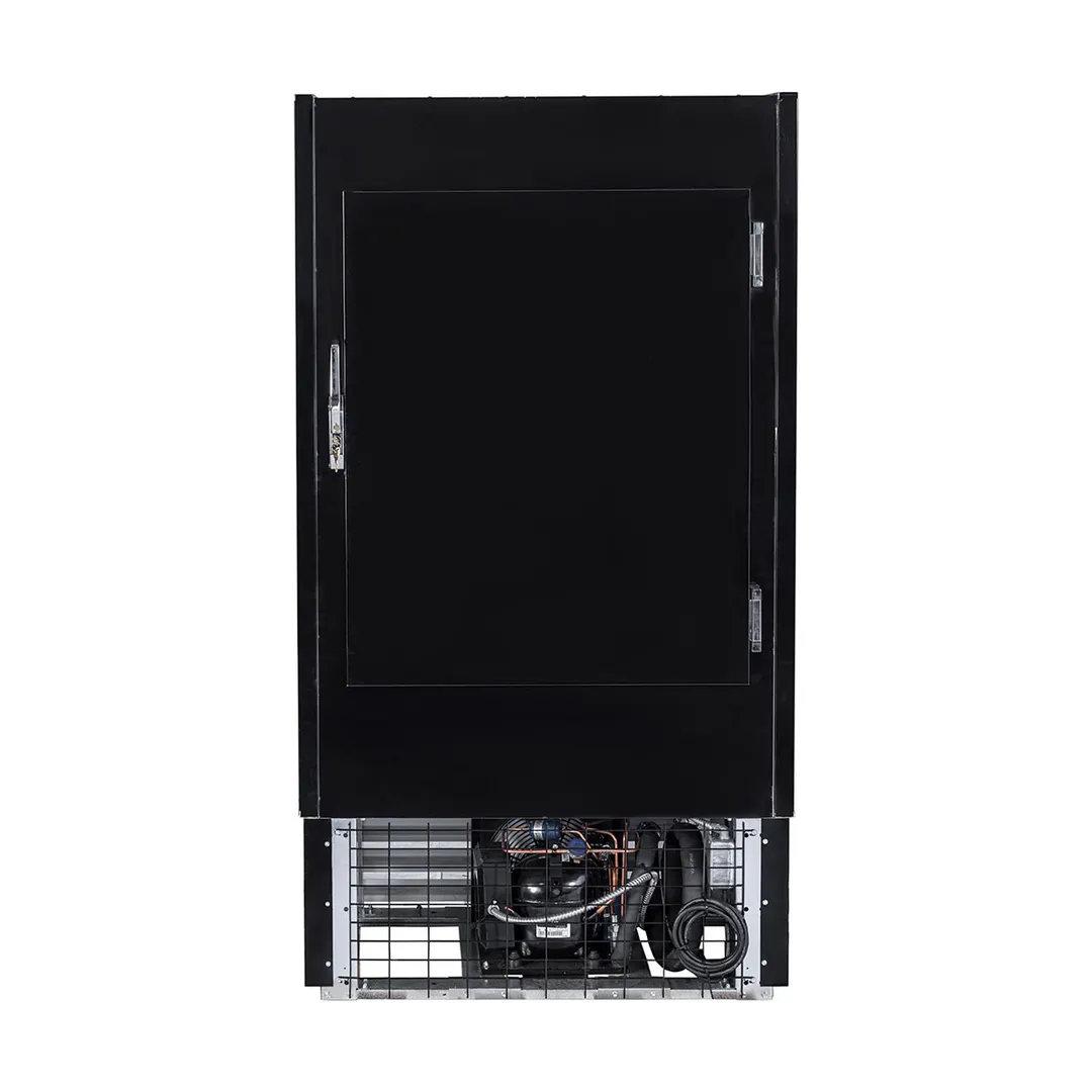 Howard-McCray SC-OD30E-4-SW-B 51" Horizontal Multi-Purpose Open Merchandiser in Black, Self-Contained