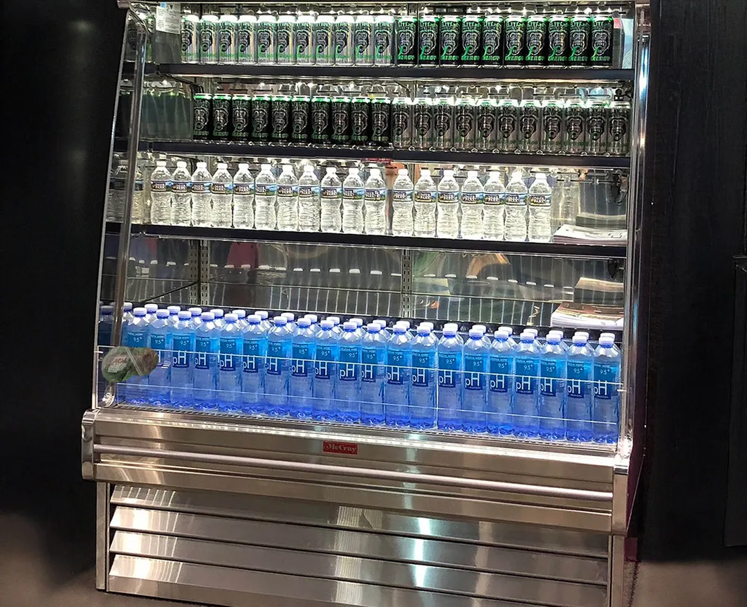Howard-McCray SC-OD35E-8S-S-LED 99" Refrigerated Dairy Open Air Merchandiser, Stainless Steel