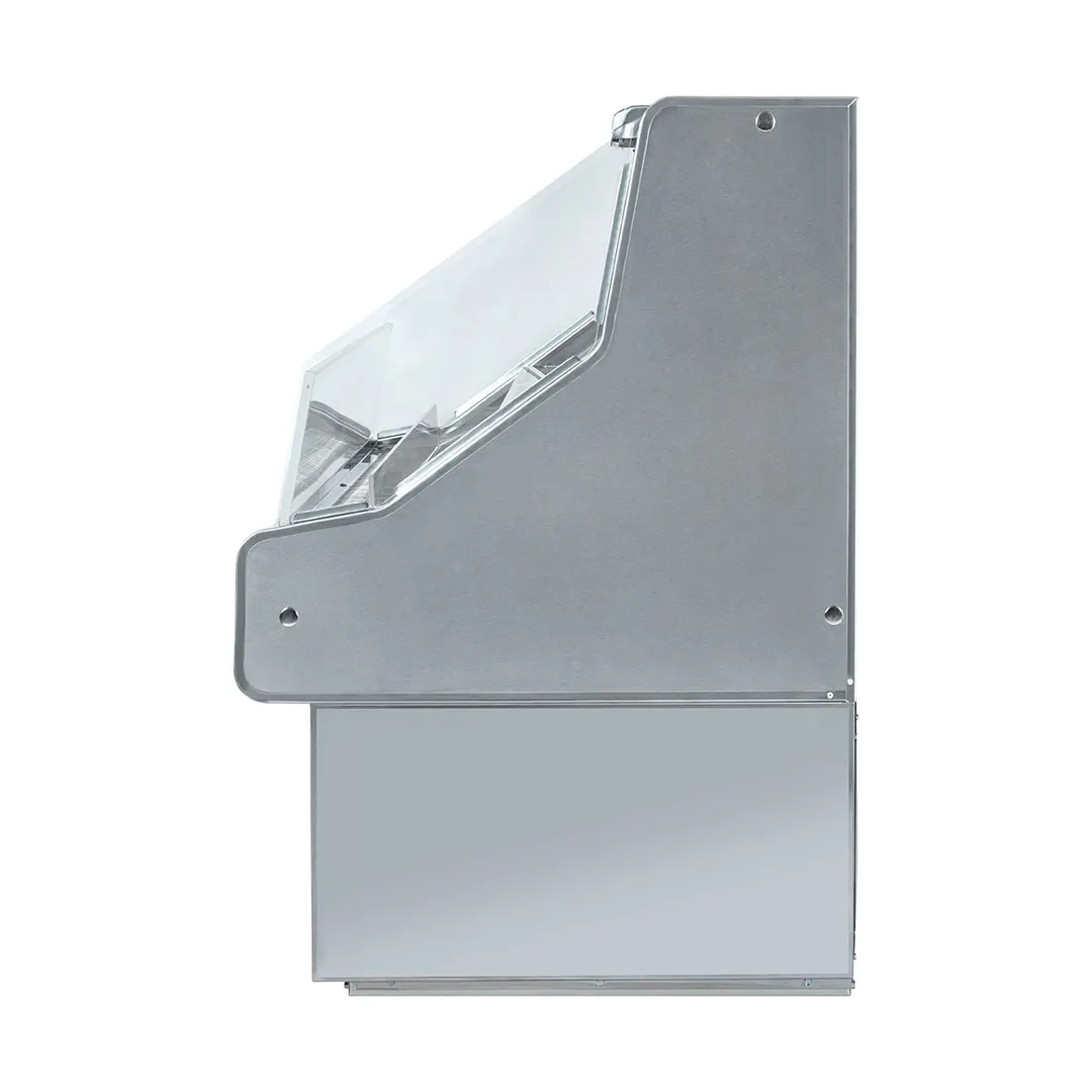 Howard-McCray SC-OS30E-3-S 39" Horizontal Impluse Open Merchandiser, Stainless Steel, Self-Contained