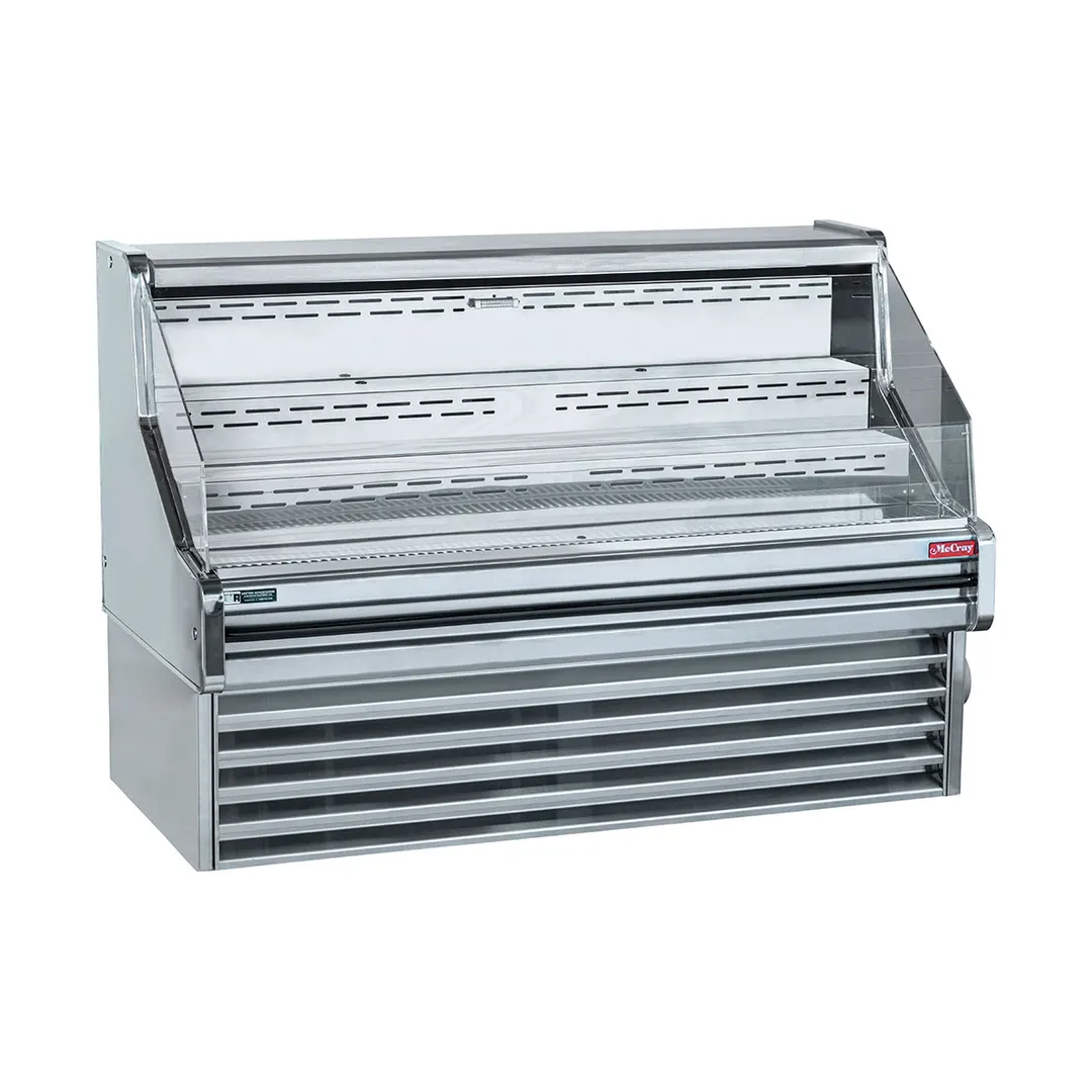 Howard-McCray SC-OS30E-4-S 51" Horizontal Impluse Open Merchandiser, Stainless Steel, Self-Contained