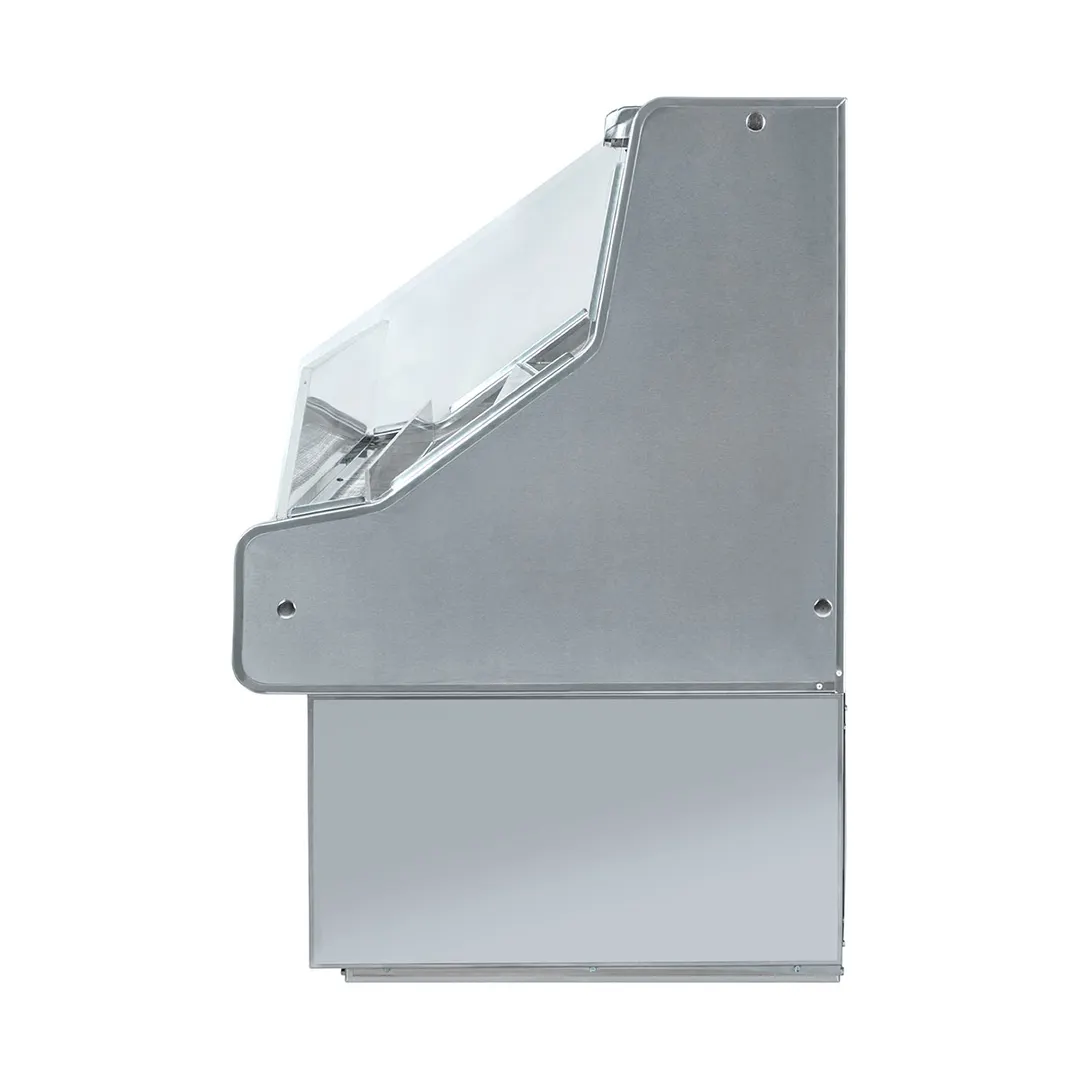Howard-McCray SC-OS30E-4-S 51" Horizontal Impluse Open Merchandiser, Stainless Steel, Self-Contained