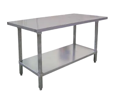 Omcan USA 22074 Stainless Steel Top 54" - 62" Work Table