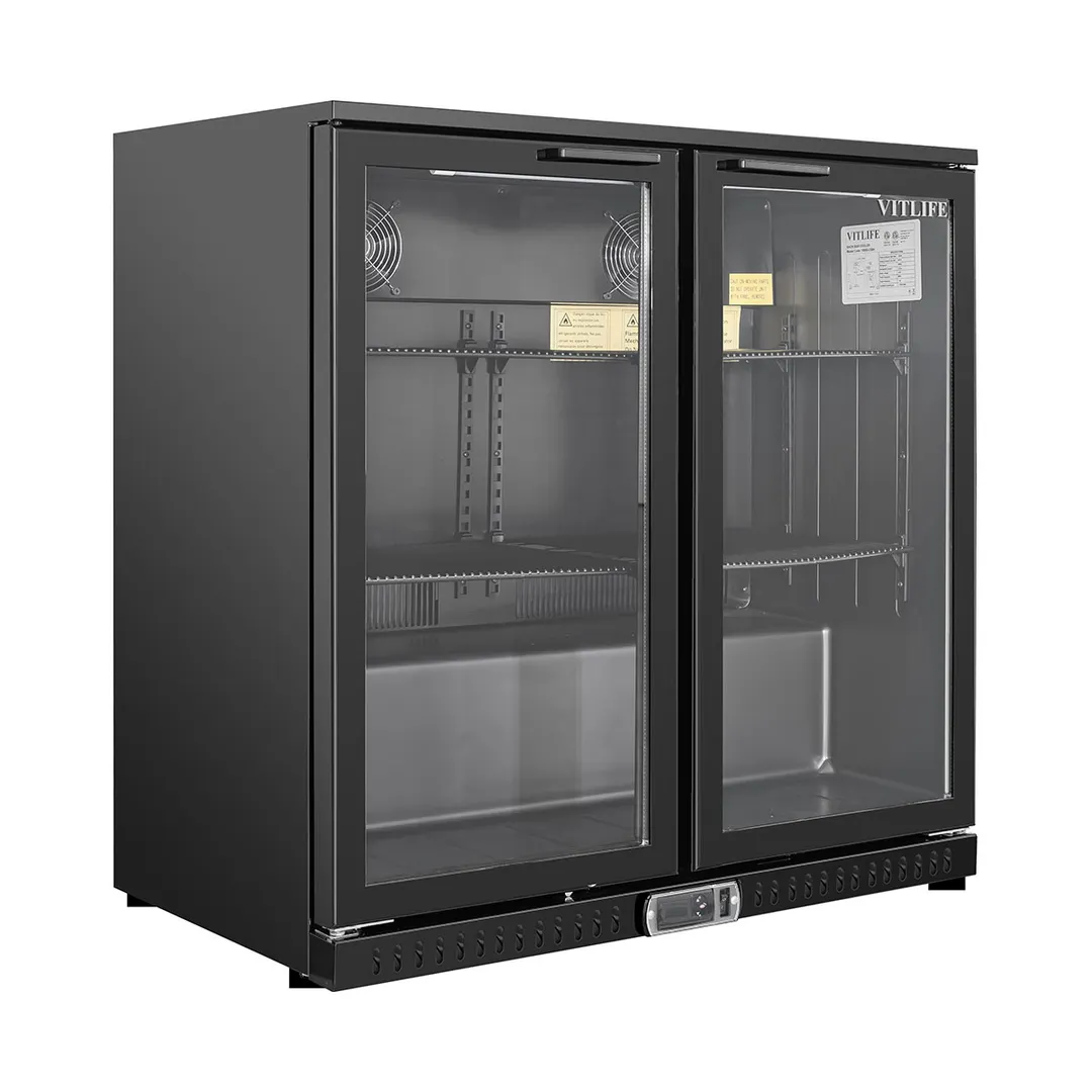 Vitlife Commercial VBBD-238H 35" Back Bar Cooler, 7.5 Cu Ft