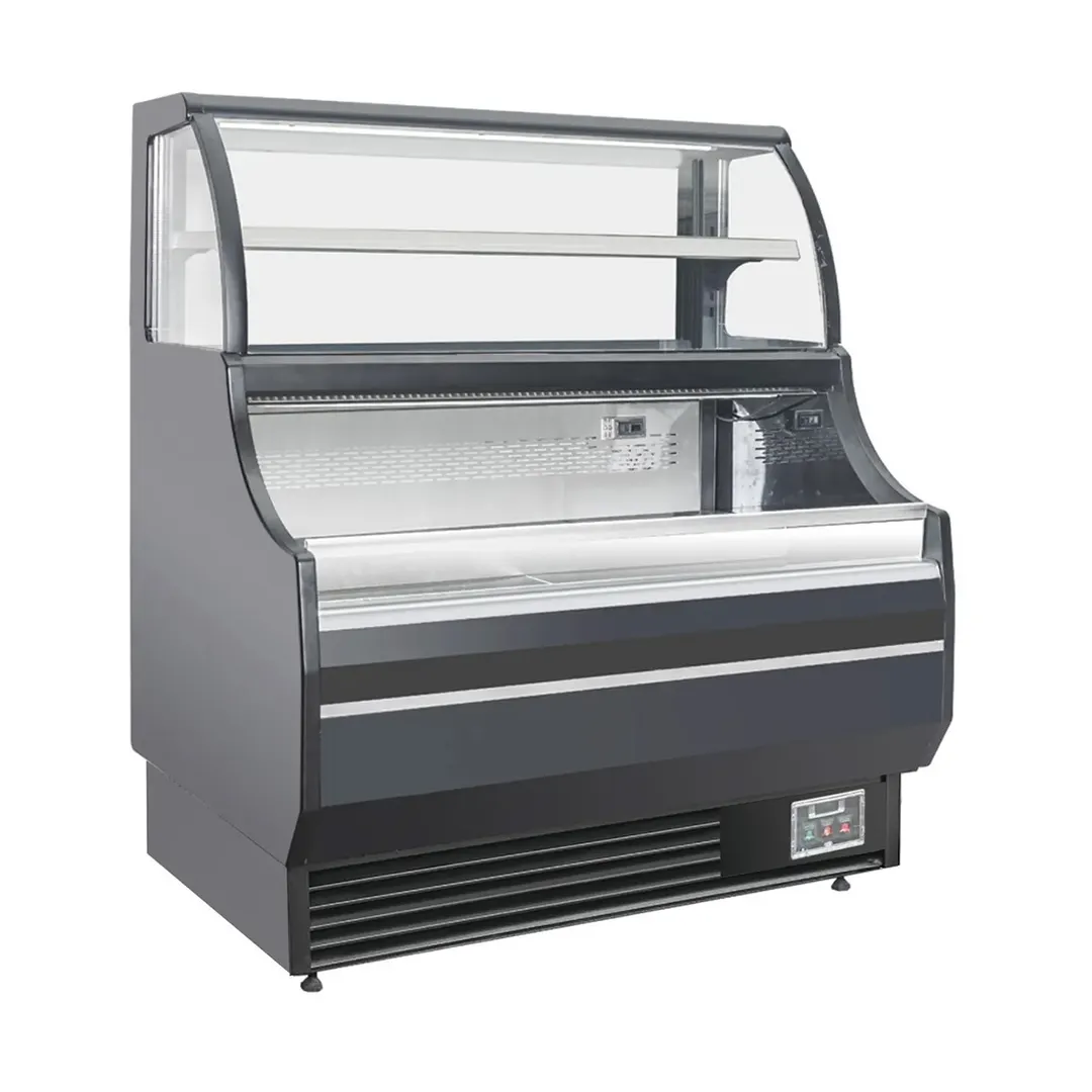 Vitlife Commercial VKPM-P1009CRH 39" Open Air Merchandiser w/ Night curtain, 11.2 cu. ft.