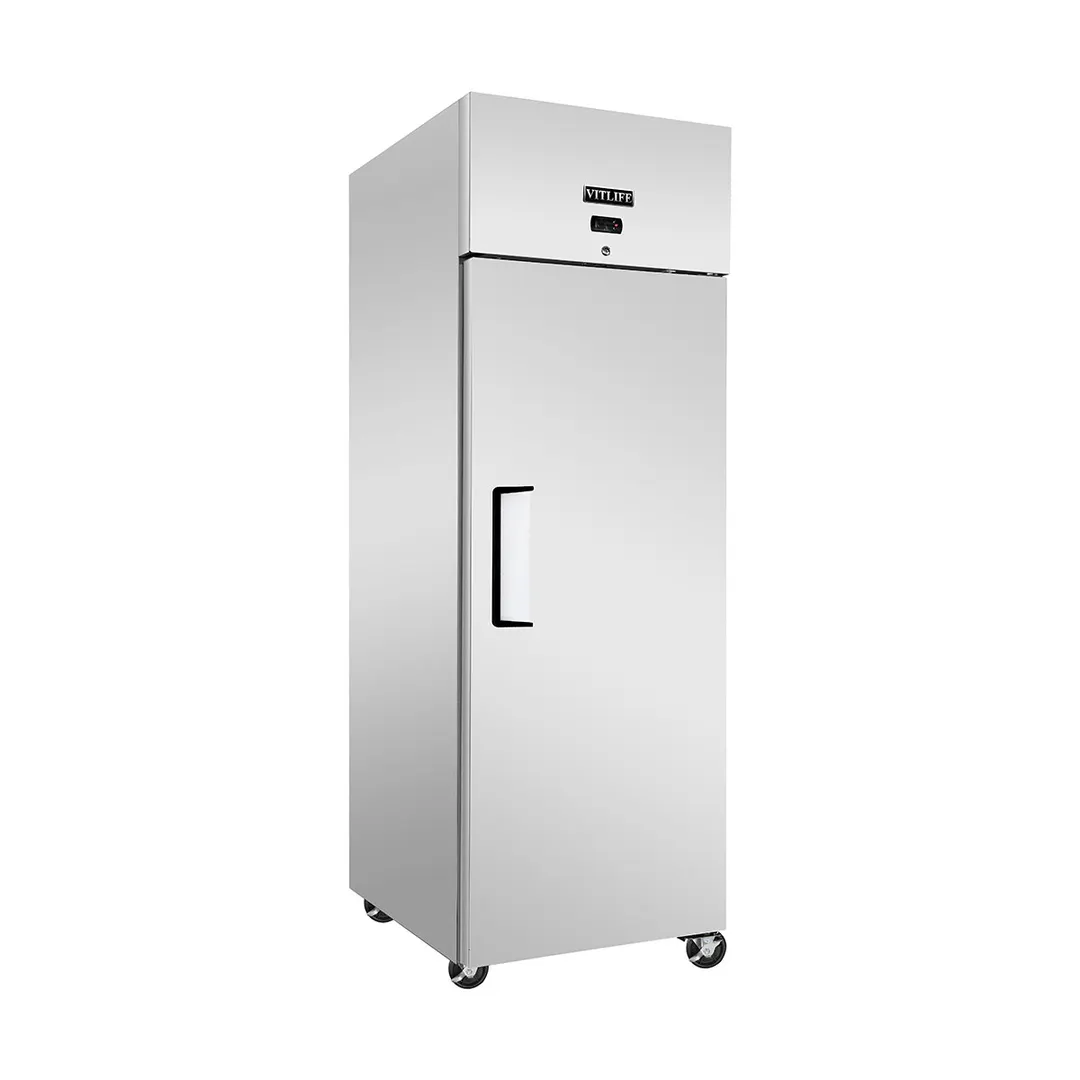 Vitlife Commercial VRT27R 27" 1-Solid Door Reach‑In Refrigerator, 21 cu. ft., Top Mounted Refrigeration