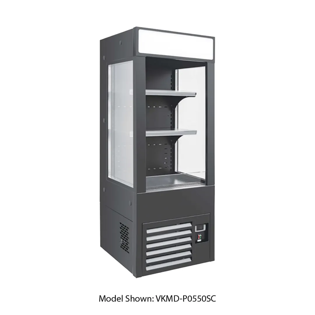 Vitlife Commercial VKMD-P0550S 19" Small Size Open Air Merchandiser, 5.3 cu. ft.