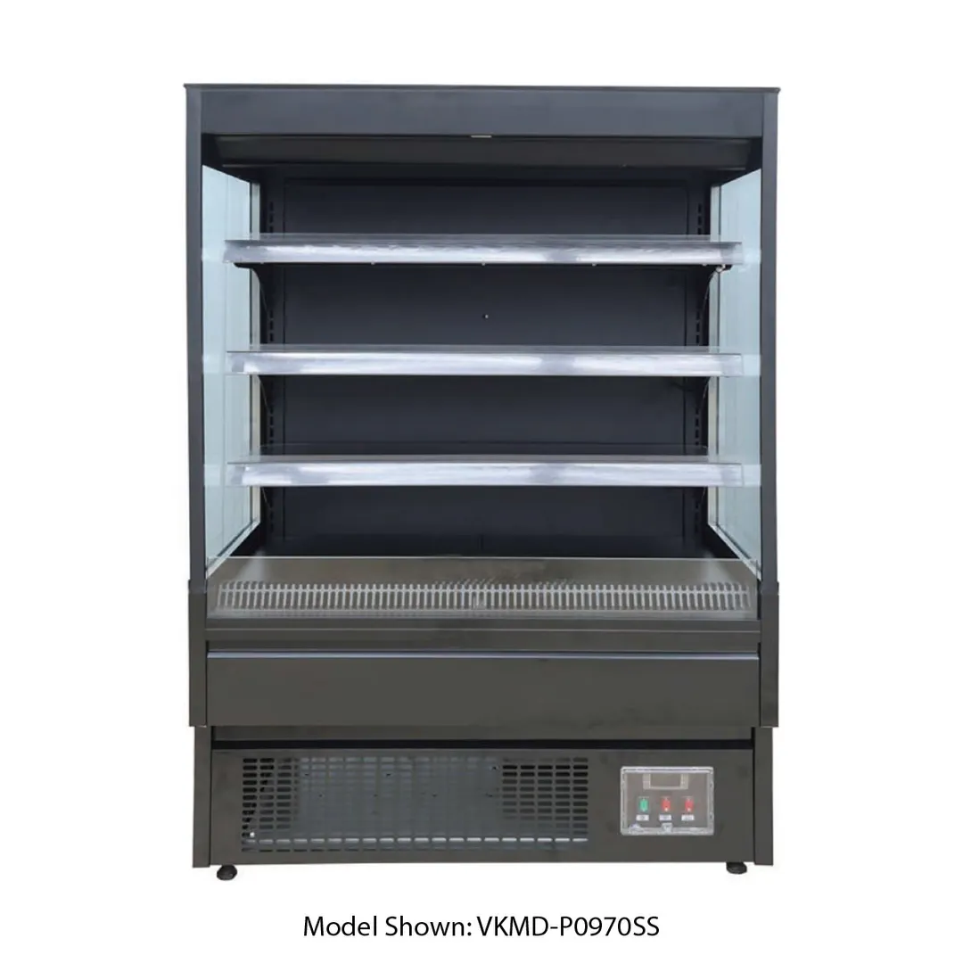 Vitlife Commercial VKMD-P1270SS 48" Self-Serve Refrigerated Display Case, 10.1 cu. ft.