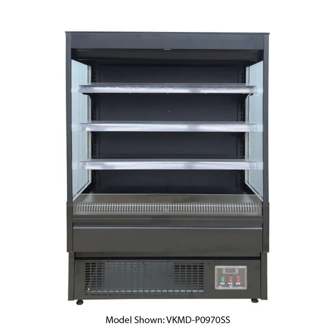 Vitlife Commercial VKMD-P1570SS 60" Horizontal Open Air Merchandiser, 12.5 cu. ft.