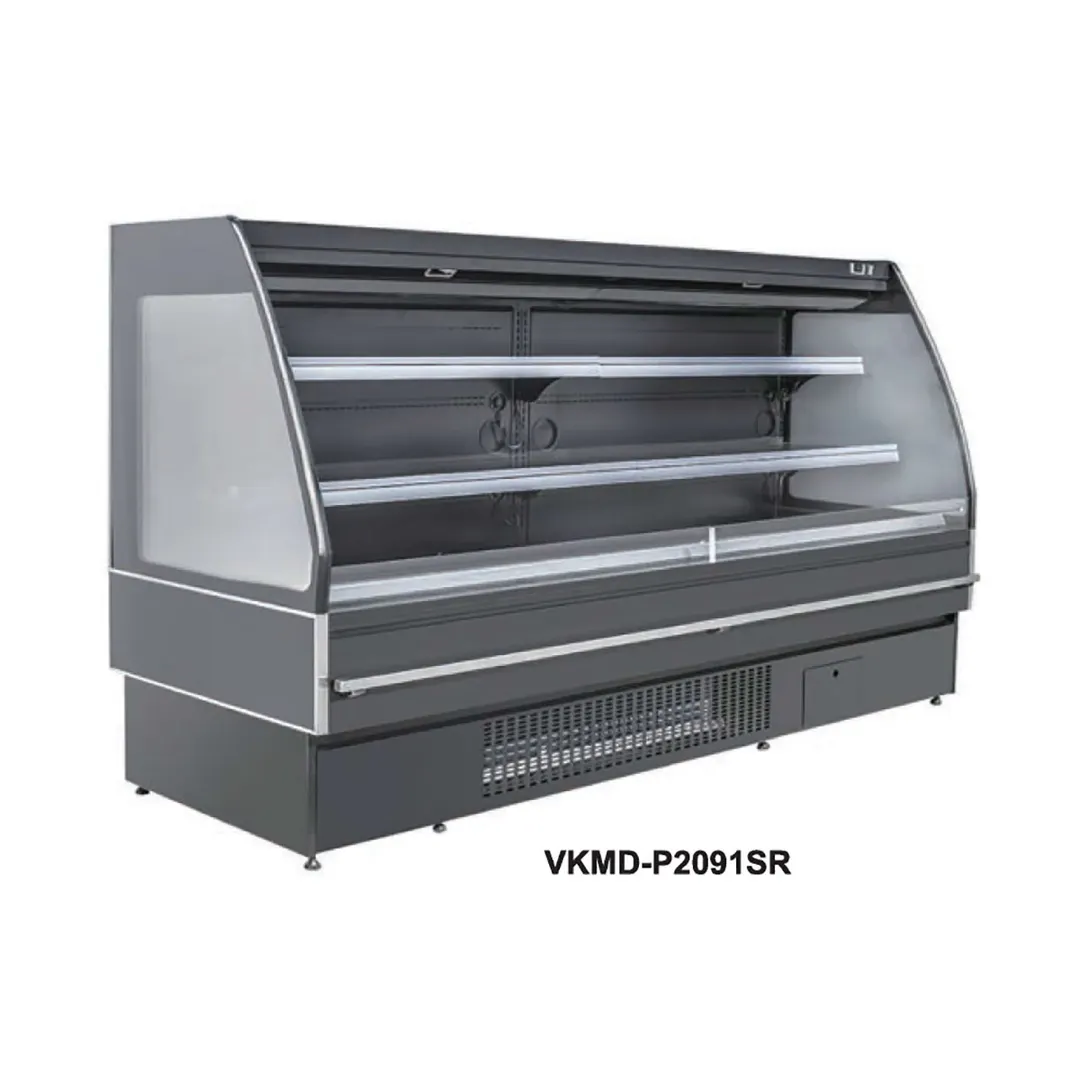 Vitlife Commercial VKMD-P2091SR 77" Semi Multideck Open Air Merchandiser Cooler, 18.4 cu. ft.