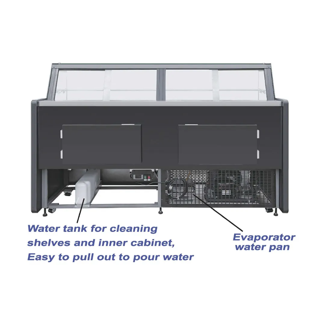 Vitlife Commercial VKSC-P2609SCD 102" Refrigerated Bakery Display Case, 17.7 Cu Ft