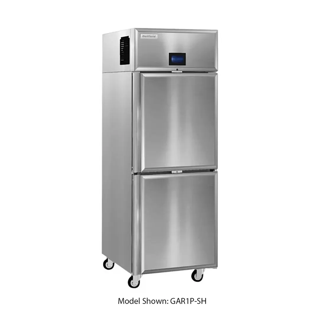Delfield GAF1P-SH 27" 2-Half Hinged Solid Door Reach-In Freezer, Top Mounted, 21 cu. ft.
