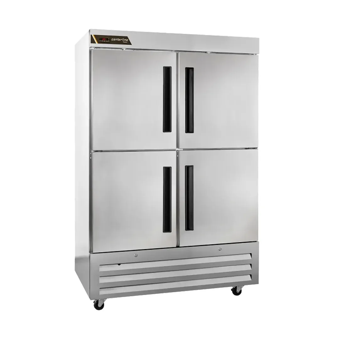 Traulsen C Series CLBM-49F-HS-LR 54" Two Section Reach-In Freezer w/ 4 Half Solid Doors, 44 cu. ft.