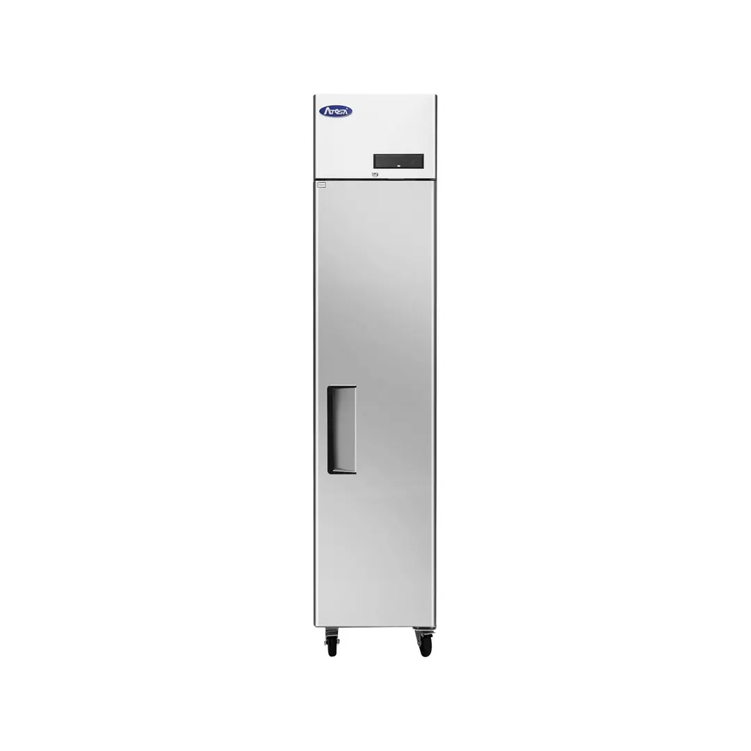 Atosa USA MBF15FSGR 17-7/10" 1-Solid Door Reach-In Freezer, Top Mounted, 13 cu. ft., Stainless Steel