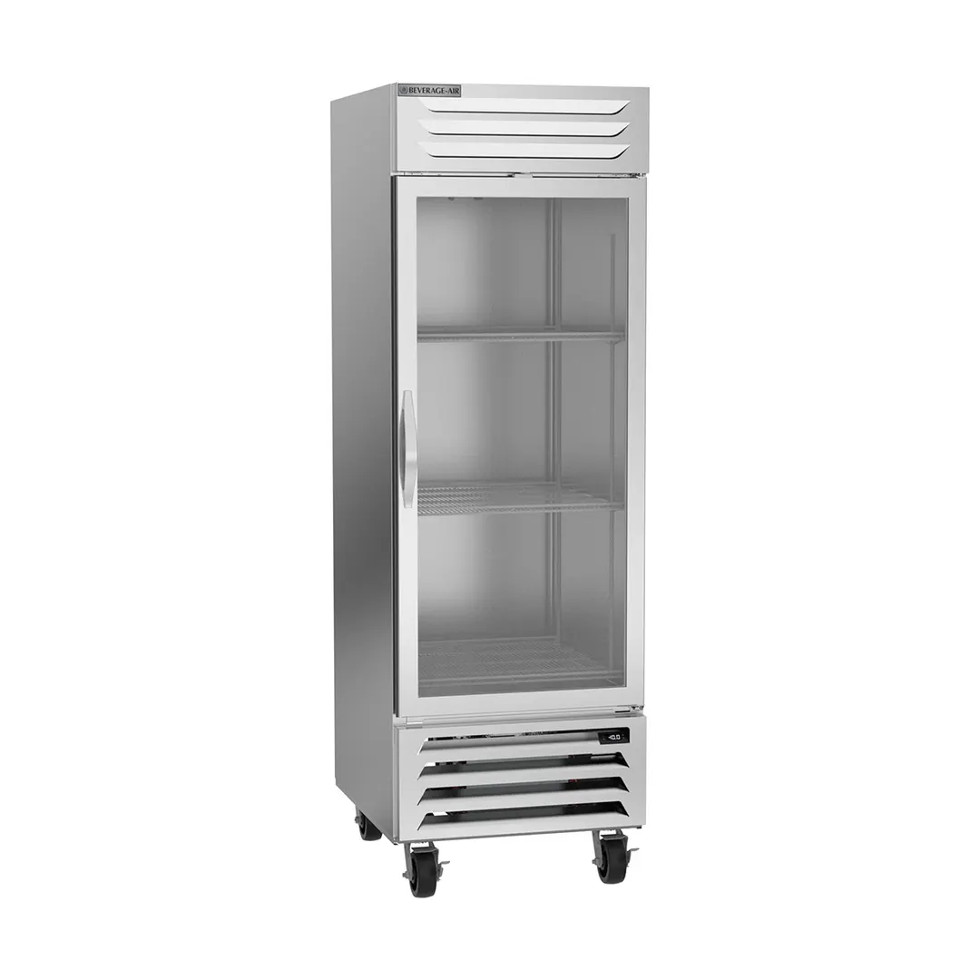Beverage Air FB23HC-1G 27" 1-Section Reach-In Freezer w/ 1 Glass Door, Bottom Mount, 23.32 cu. ft.