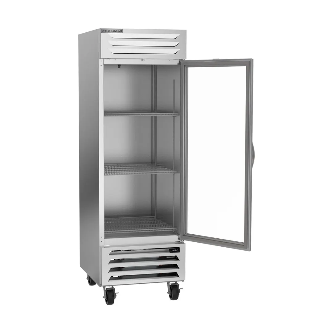Beverage Air FB23HC-1G 27" 1-Section Reach-In Freezer w/ 1 Glass Door, Bottom Mount, 23.32 cu. ft.