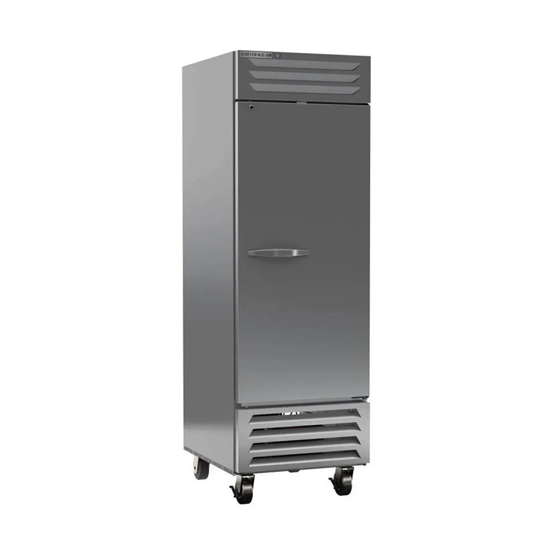 Beverage Air FB23HC-1S 27-1/4" 1-Solid Door Reach-In Freezer, Bottom Mount, 23.32 cu. ft., Stainless Steel Front