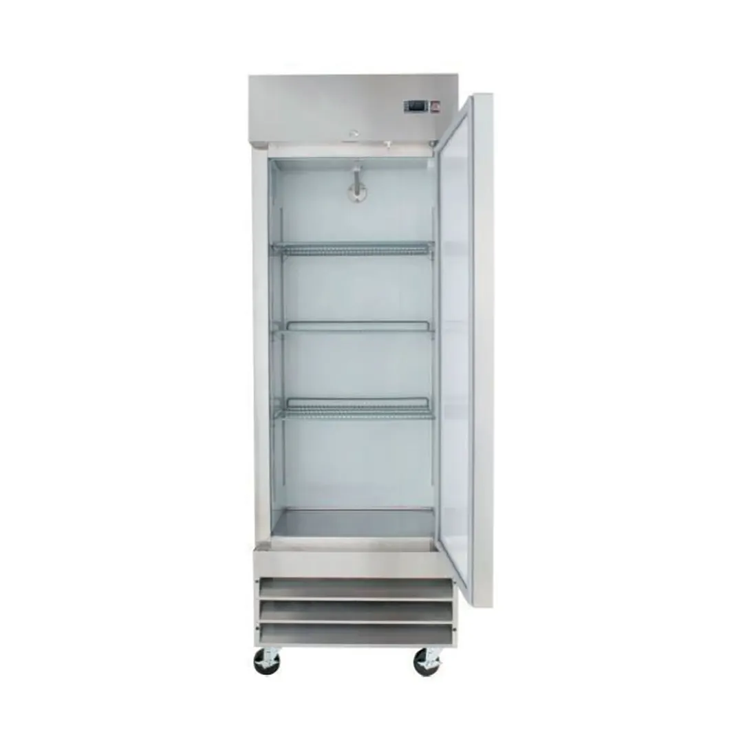 Drago America DR19F 29" 1-Glass Door Reach-In Freezer, Bottom Mount, 19 cu. ft., Stainless Steel