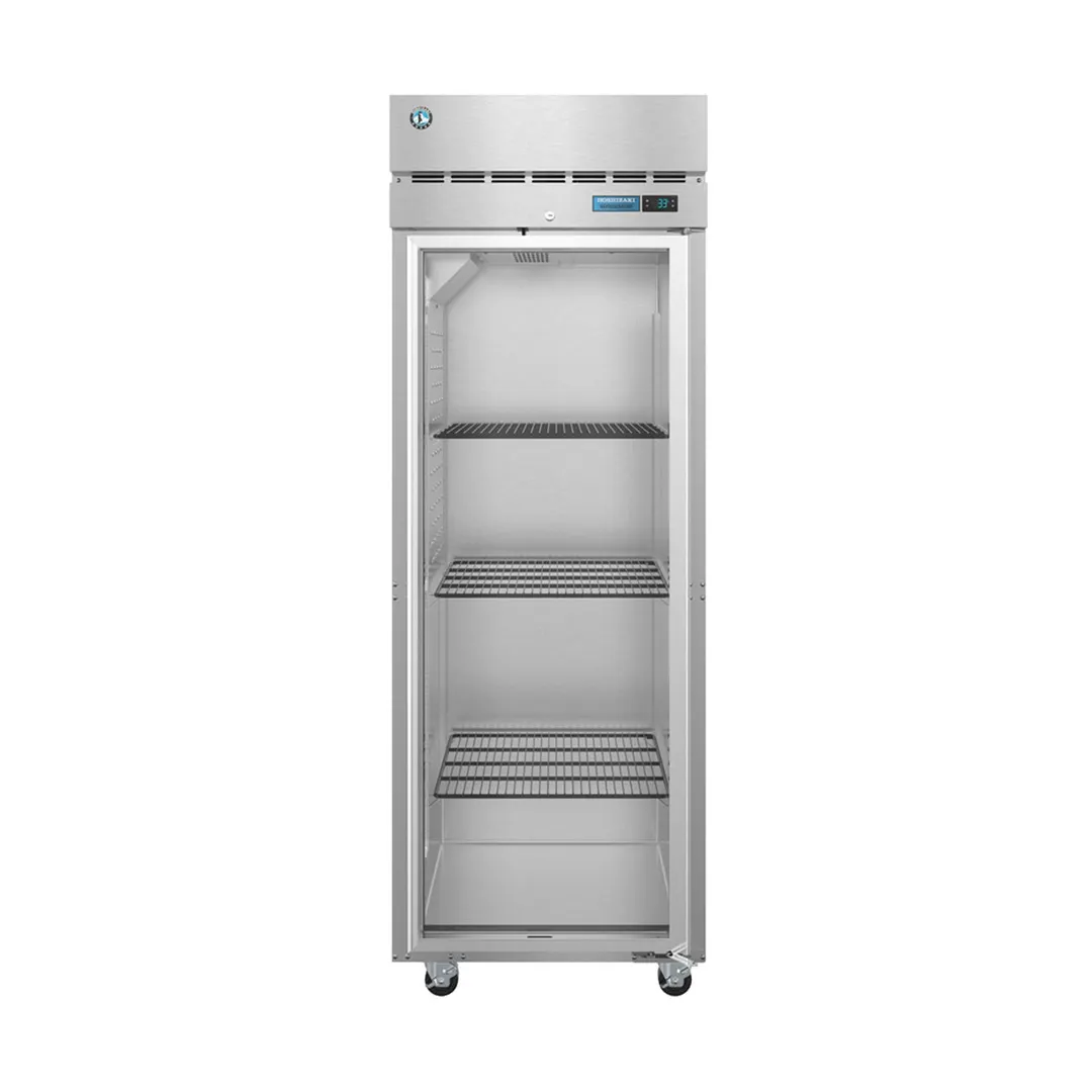 Hoshizaki F1A-FG 27" One Section Reach-In Freezer w/ Glass Door, Top Mount, 23 cu. ft.
