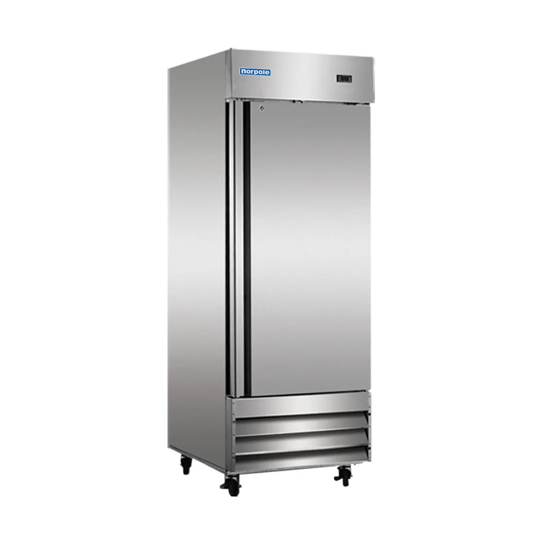 Norpole NP1F 29.00'' One Section Solid Door Reach-In Freezer