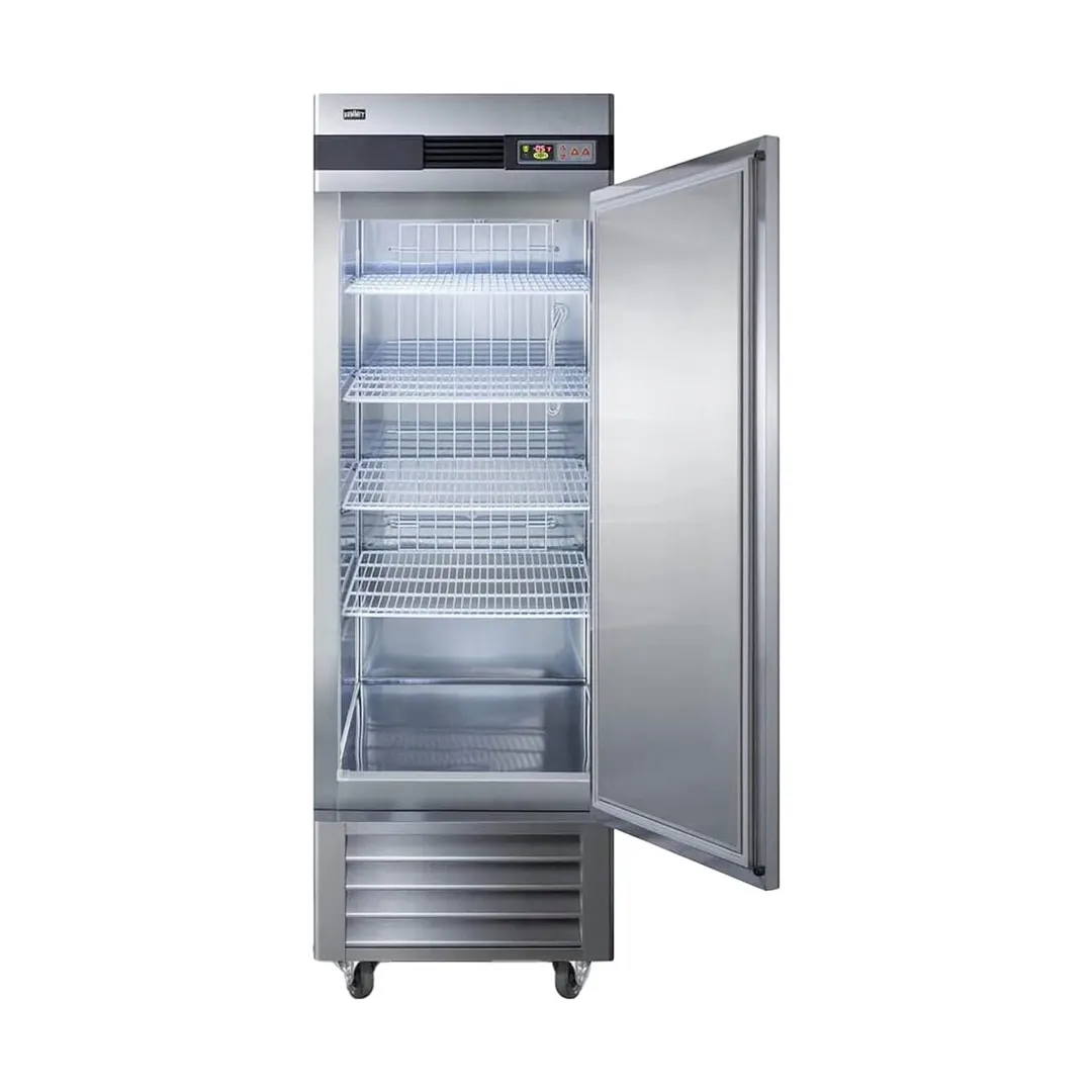 Summit SCFF237 28" One Section Reach-In Freezer w/ Right Hinged Solid Door, Stainless Steel, 23 cu. ft.