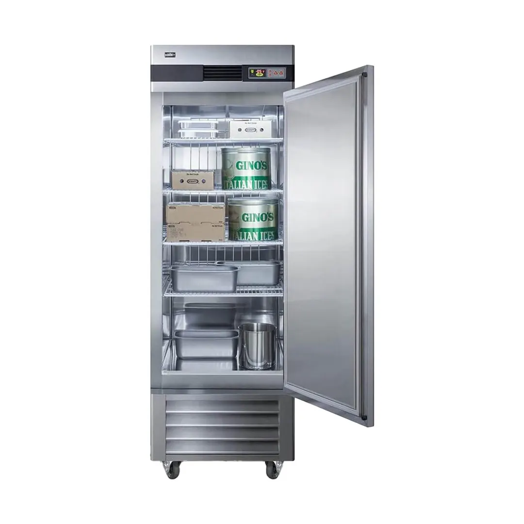 Summit SCFF237 28" One Section Reach-In Freezer w/ Right Hinged Solid Door, Stainless Steel, 23 cu. ft.