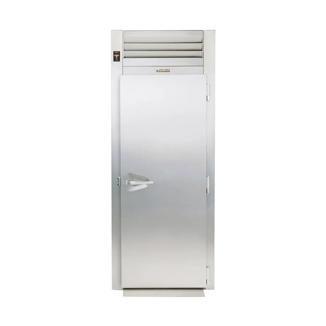 Traulsen AIF132HUT-FHS 35" 1-Section Roll-In Freezer, Top Mounted, Stainless Steel, 38 cu. ft., Solid Door