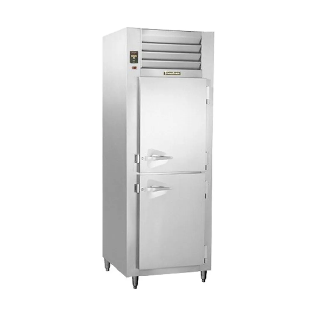 Traulsen ALT132NUT-HHS 26" 2-Half Solid Door Reach-In Freezer, Top Mounted, 21.1 cu. ft., Stainless Steel