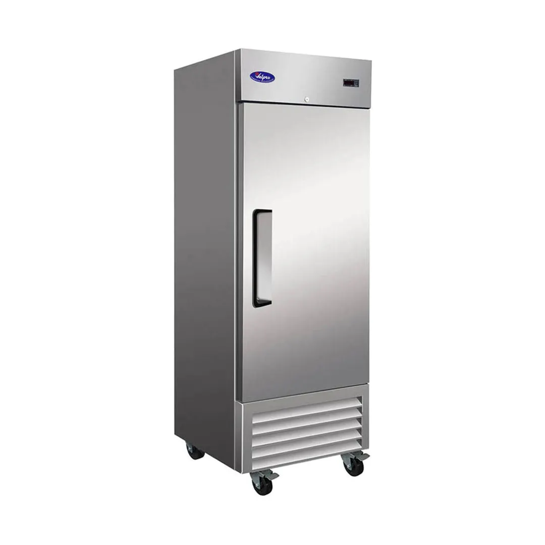 Valpro VP1F-HC 26.80" 1-Solid Door Reach-In Freezer, Bottom Mount, 23 cu. ft., Stainless Steel