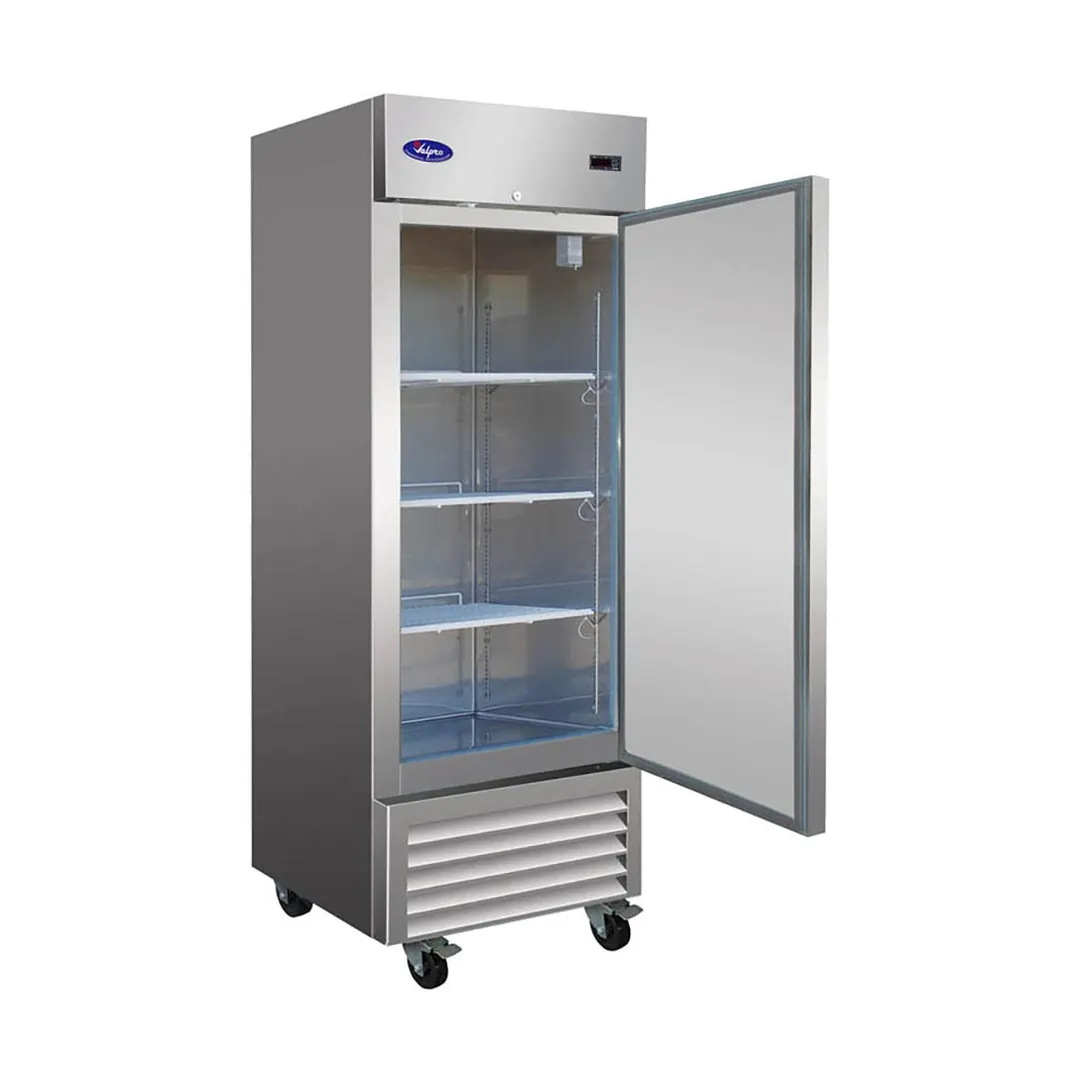 Valpro VP1F-HC 26.80" 1-Solid Door Reach-In Freezer, Bottom Mount, 23 cu. ft., Stainless Steel