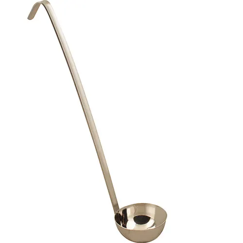 AllPoints 1371006 Stainless Steel Ladle, 2‑Oz Capacity, 10" Length, 2‑Piece Construction, Utensil