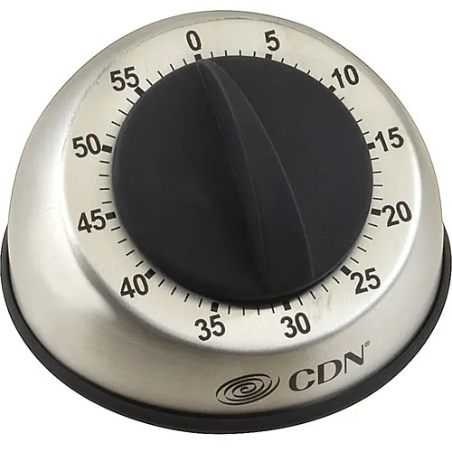 AllPoints 1511067 Mechanical Timer - 60-Minute 3-Second Alarm Steel 2-1/8"H x3-3/4"W x7/8"D