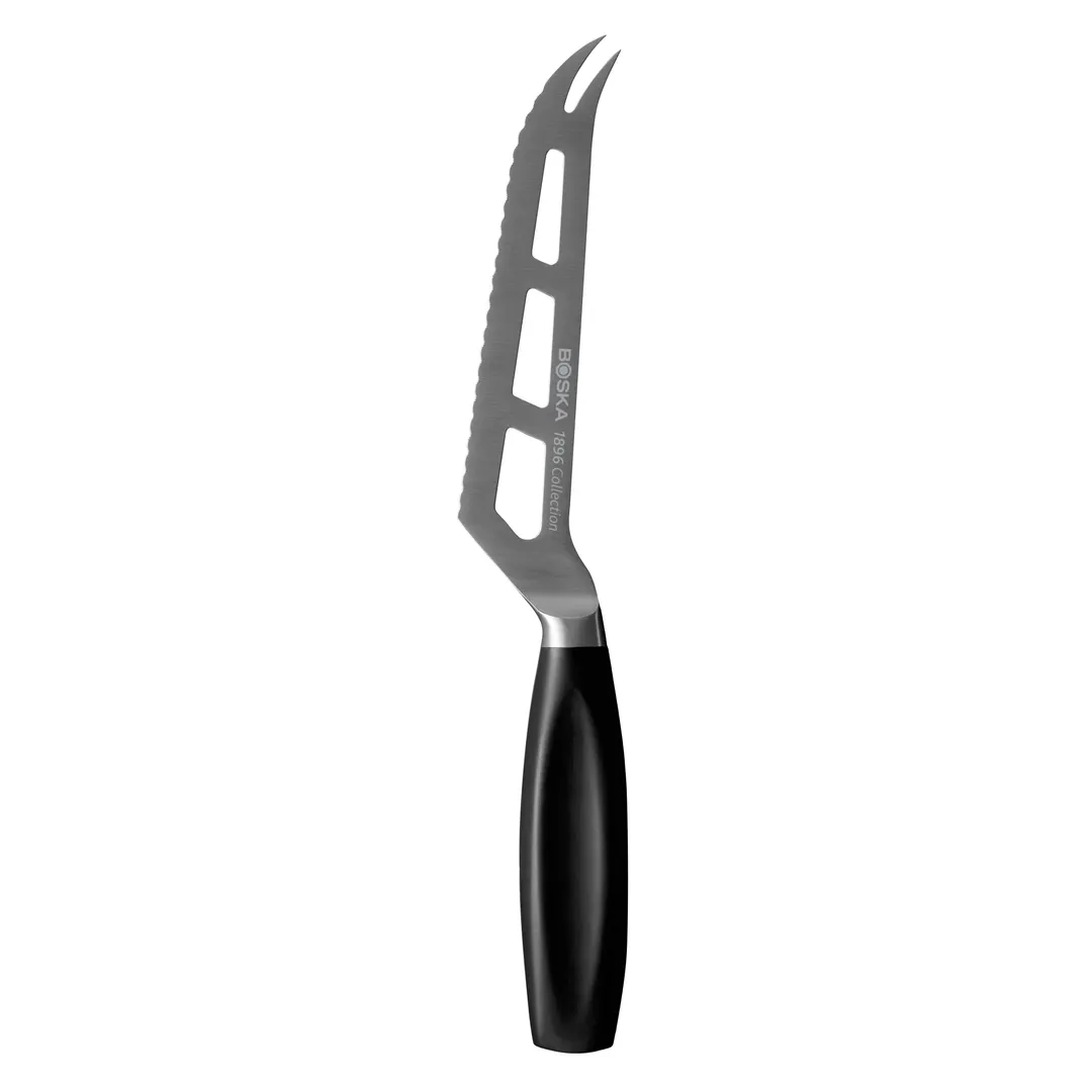 Boska 190003 Cheese Knife, 140mm (5.5") Black Blade, Full-Tang Stainless Steel, ABS Plastic Handle