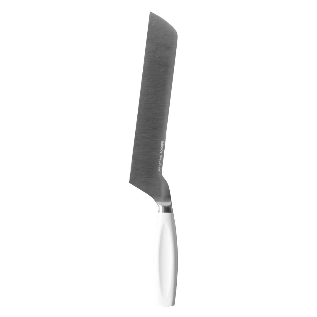 Boska 190021 Cheese Knife, 210mm White, 2.36"W x13.77"D x0.78"H, 18/10 Blade, Plastic Handle