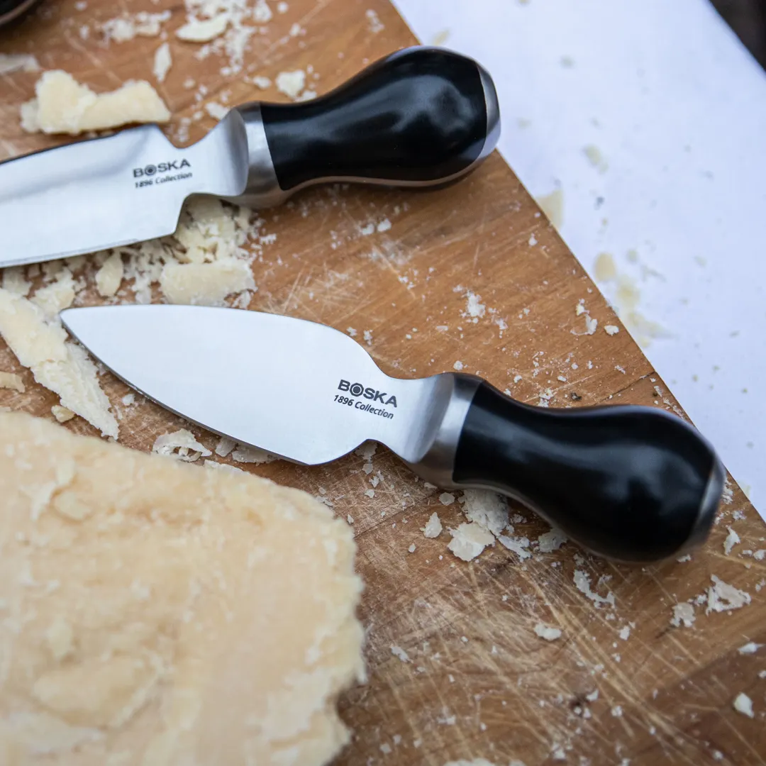 Boska 254413 Parmesan Knife Pro, 110mm, 1.69"W x 7.75"D x 1.69"H, 18/10 Blade, ABS Plastic Handle