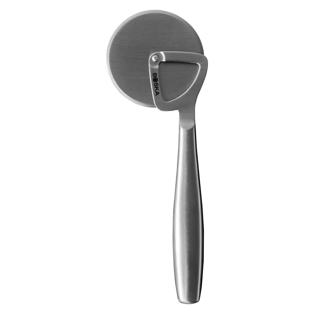 Boska 320545 Pizza Cutter - 7.67" W x 2.59" D x 0.27" H, Stainless Steel Wheel and Handle