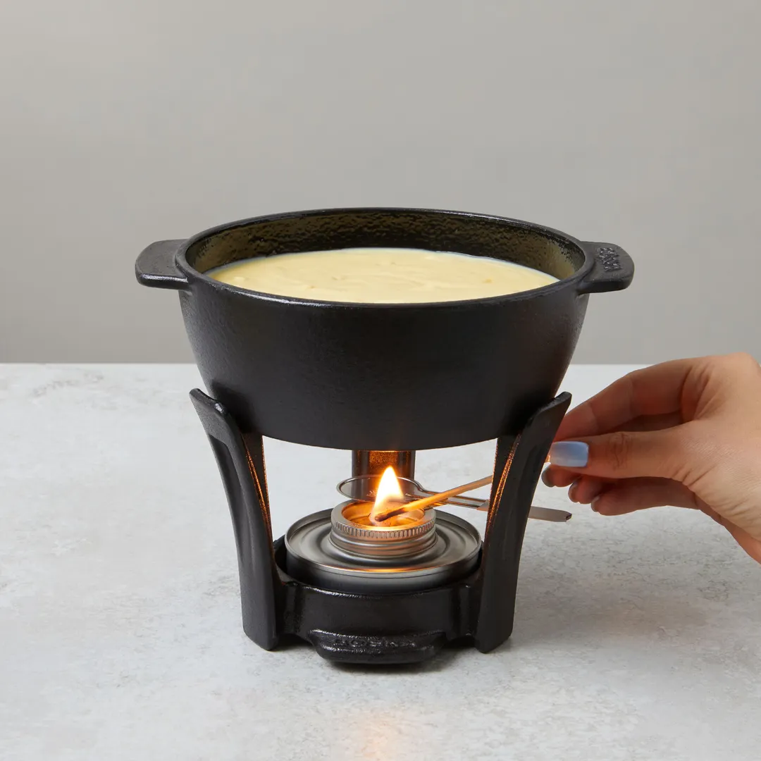 Boska 330310 Fondue Fuel, 6.73"W x 3.14"D x 1.77"H Tin Container, Colorless Diethylene Glycol Fuel