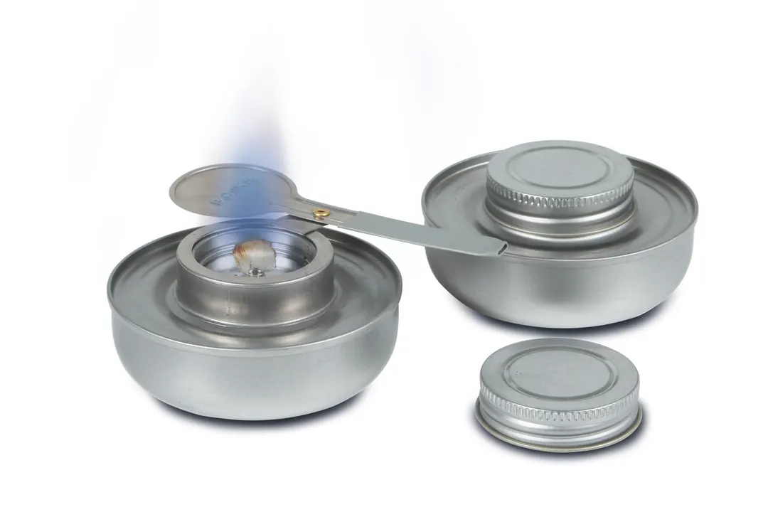 Boska 330310 Fondue Fuel, 6.73"W x 3.14"D x 1.77"H Tin Container, Colorless Diethylene Glycol Fuel