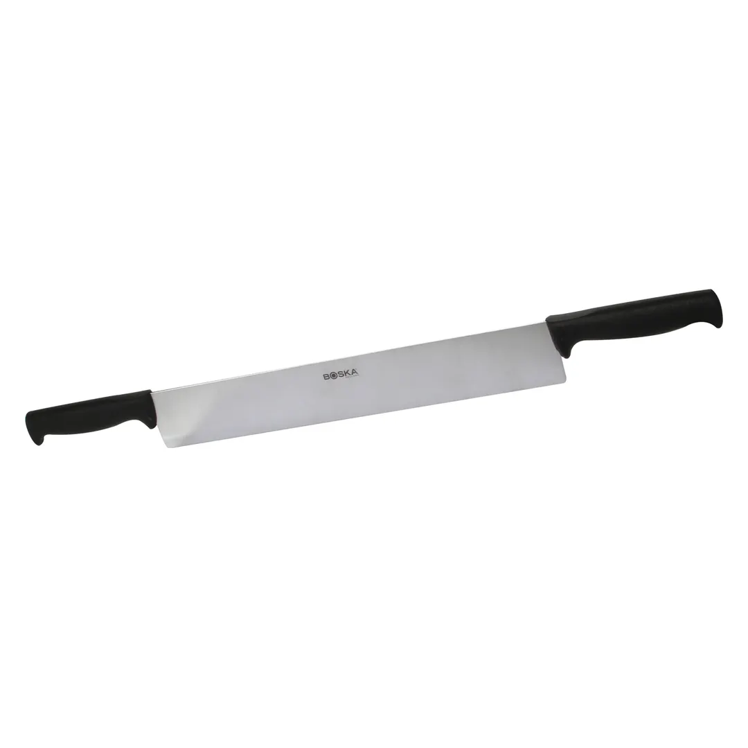 Boska 508300 Cheese Knife 360mm 18/10 Stainless Blade, Double Plastic Handles, 2.36"W×23.89"D×0.9"H