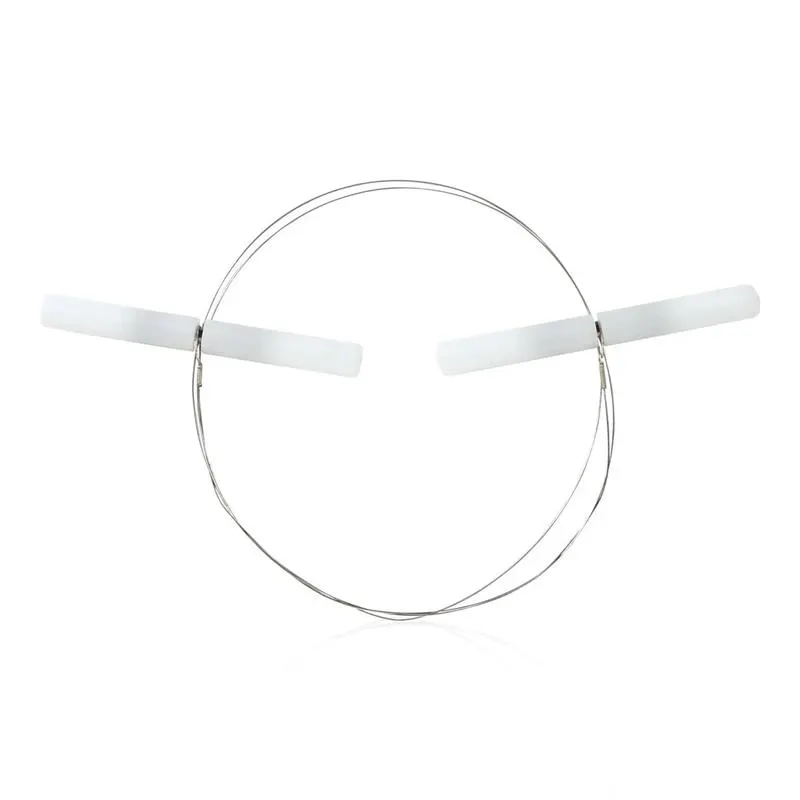 Boska 750000 Cheese Wire with 2 HMPE Handles 1200×0.6 mm 0.02"W x 47.24"D x 0.02"H Stainless Steel