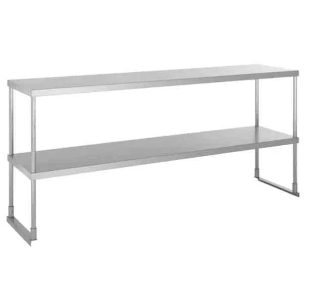 Hubert 28W-391 Kratos Double Overshelf For 12"X72" Worktables