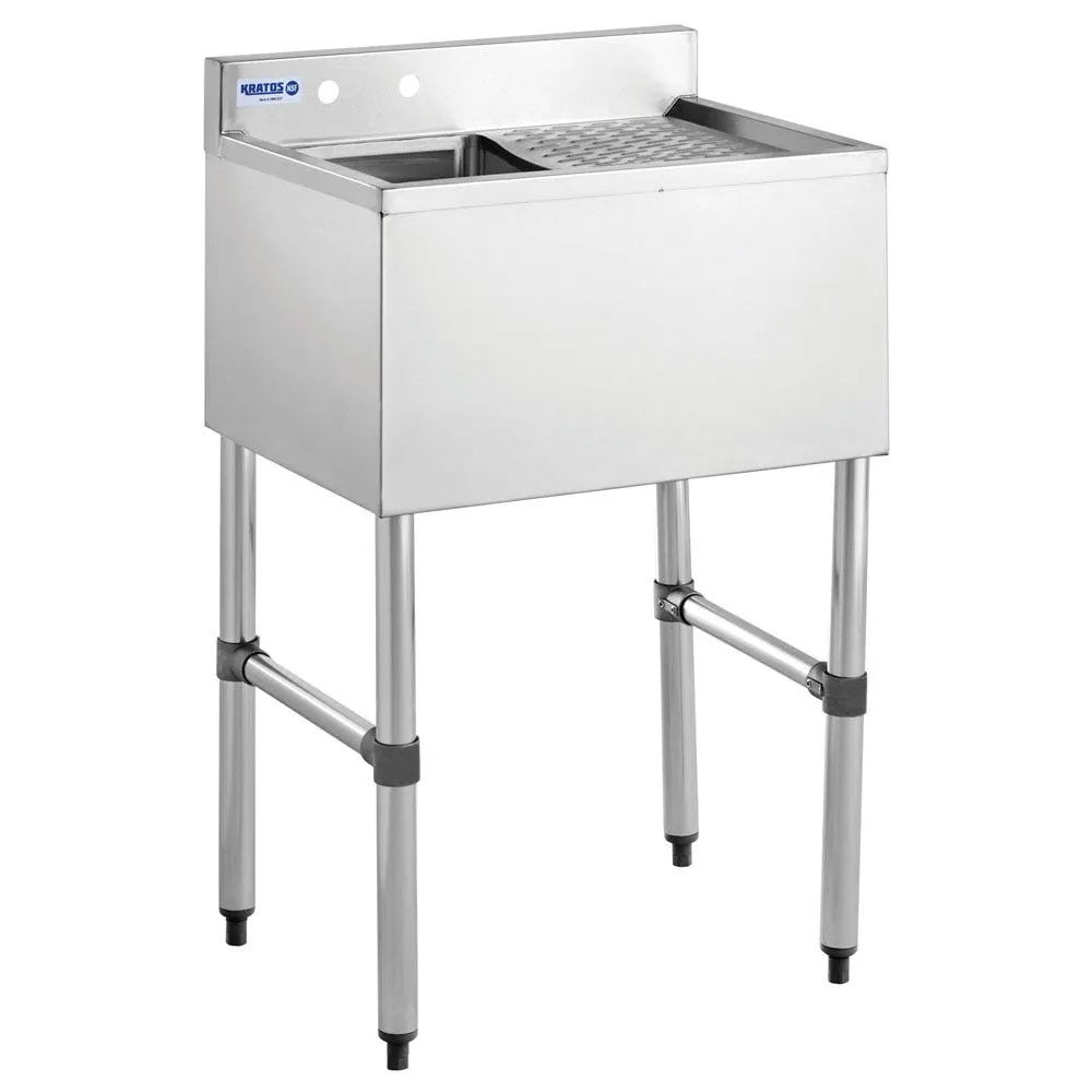 Hubert 29N-027 Kratos® Underbar Compartment Sink, 1 Bowl, 24"W X 18.75"D X 33"H
